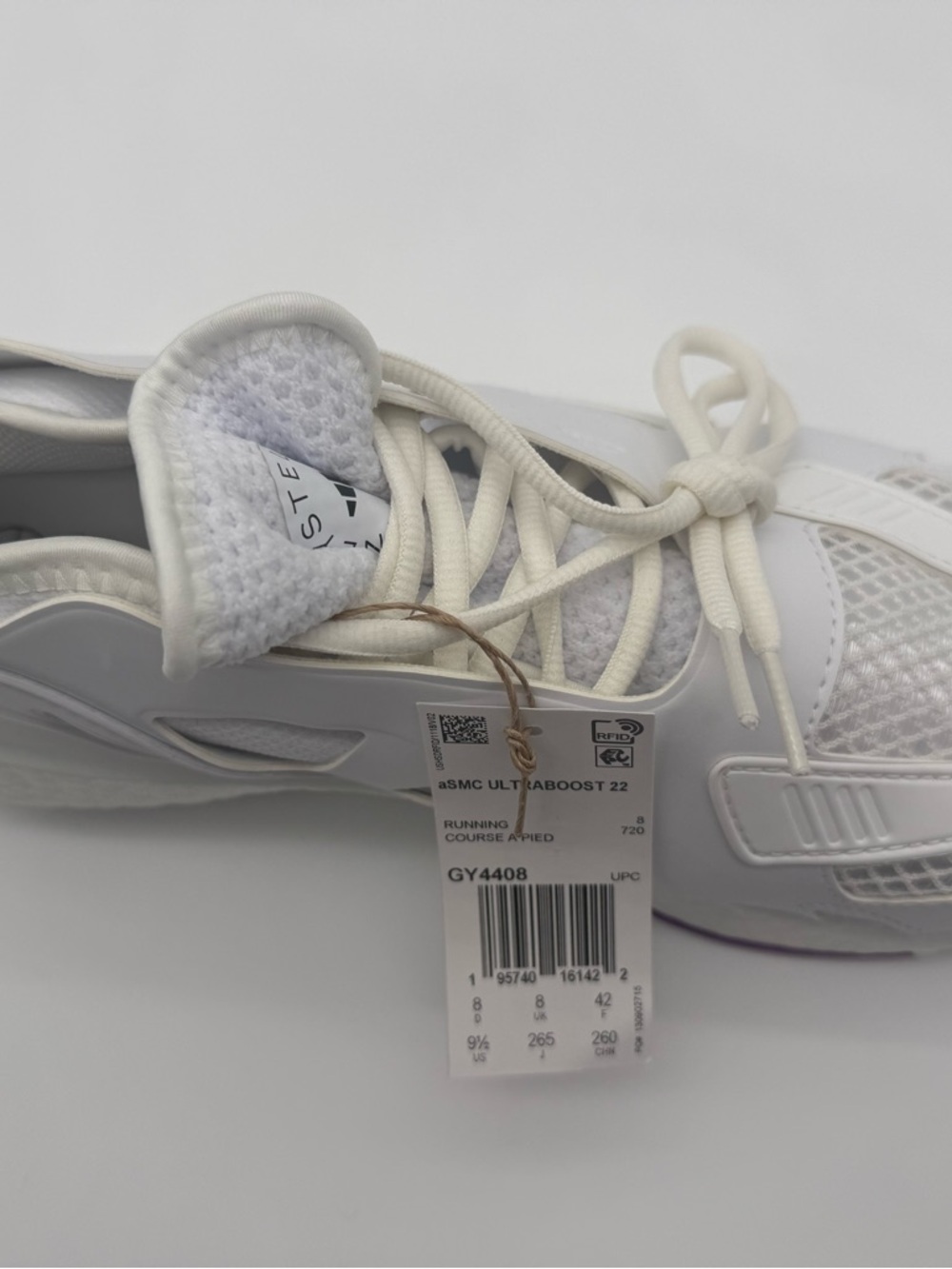 Adidas by Stella McCartney Ultraboost 22 | Cloud White | Women’s 9.5 | NWT - Picture 9 of 12